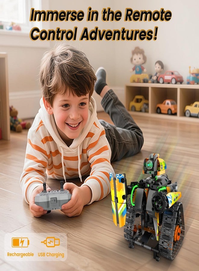 Hodurgyi STEM Robot Building Kit with APP / Remote Control, 5 in 1 RC Robotic Car Toy for Kids Ages 8-12, Christmas Birthday Gifts for Boys Age 6 7 8 9 10 11 12+, DIY Build Set, Educational Science Projects - Image 4