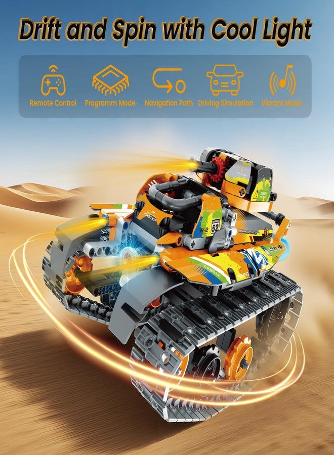 Hodurgyi STEM Robot Building Kit with APP / Remote Control, 5 in 1 RC Robotic Car Toy for Kids Ages 8-12, Christmas Birthday Gifts for Boys Age 6 7 8 9 10 11 12+, DIY Build Set, Educational Science Projects - Image 3