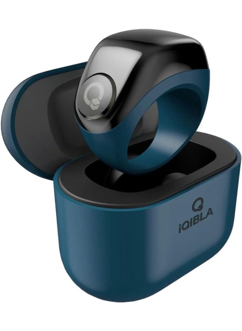 خاتم الذكر الذكي - جود | تسبيح ذكي 3 في 1 فليكس لايت لحساب الأذكار، مزود بثلاث مقاسات متوافقة (18 ملم / 20 ملم / 22 ملم) | الإصدار الأسود - Image 1