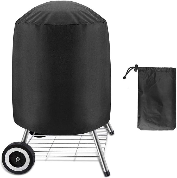 Linkstyle Round BBQ Cover, Kettle Grill Cover fit for Weber Charcoal Kettle Char-Broil, Waterproof Dome Smoker Cover, 24" D x 28.5" H