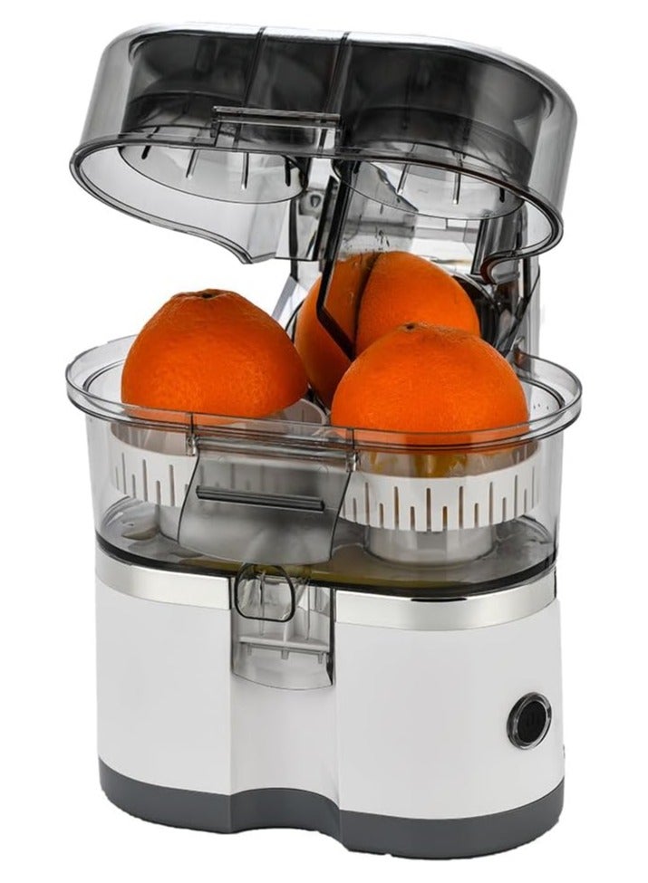 DubaiGallery Hands Free Dual-Head Electric Citrus Juicer, Portable Orange & Lemon Squeezer with USB, Easy to Clean & Use  - Image 2
