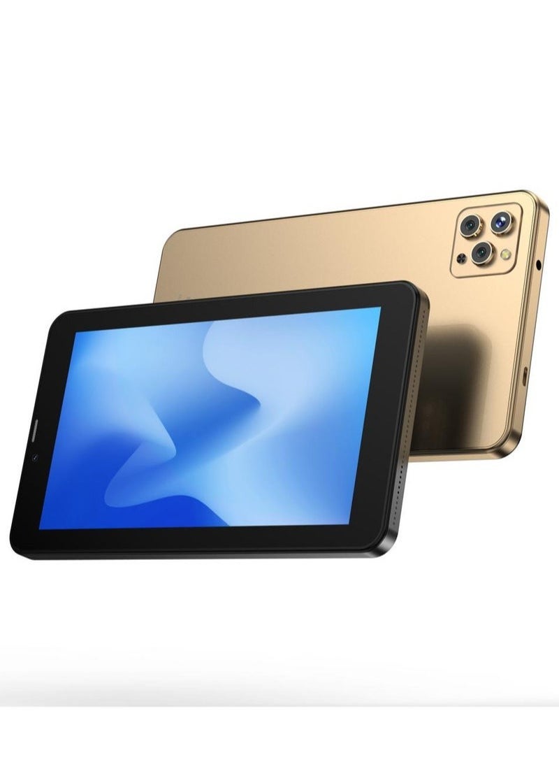 موديو تابلت ذكي M791 مقاس 7 بوصة، وذاكرة الوصول العشوائي (RAM) سعة 4 جيجابايت، وذاكرة الوصول العشوائي (RAM) سعة 64 جيجابايت، ويدعم الجيل الخامس (5G) – الإصدار العالمي ذهب - Image 3