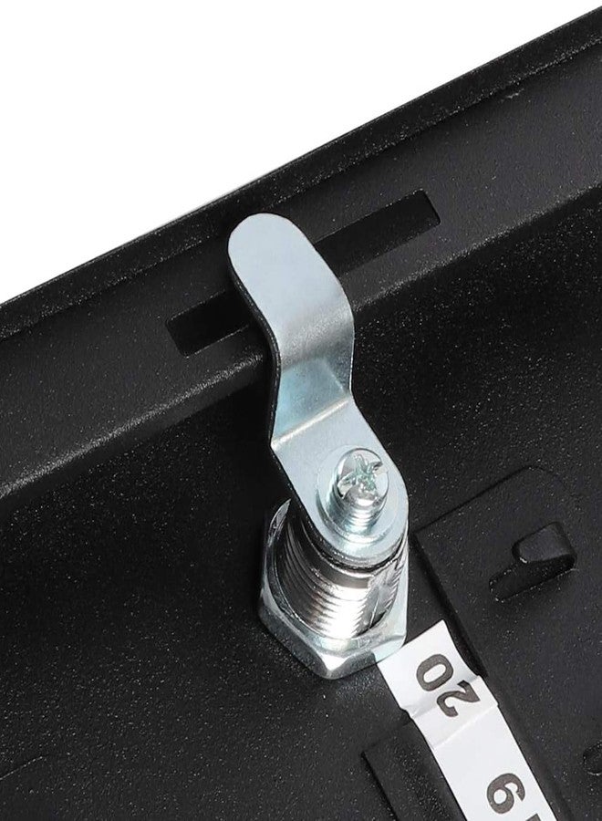 HDR MALL Metal Key Holder Locker Wall Home Key Storage Box Cabinet Lock Wall Mounted Key Organizer Safe Key Security Cabinet Lock Box for Indoor Outdoor (Black) - Image 5