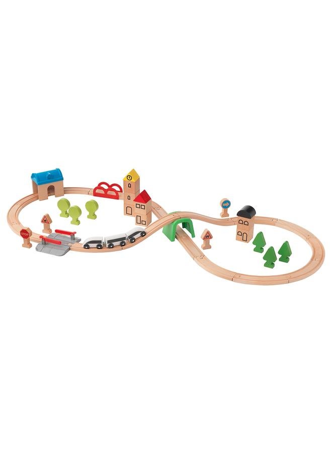 45-piece train set with rail  - Image 1