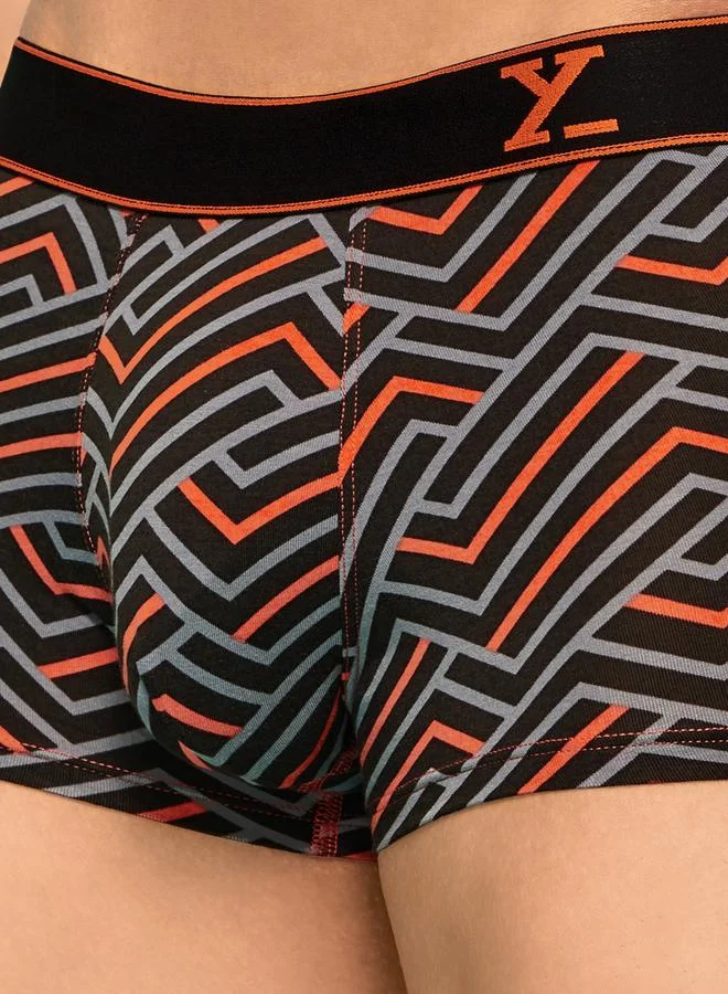 Xyxx  Pack of 2 - Men Printed Breathable Cotton Trunks for Men | Best Price UAE