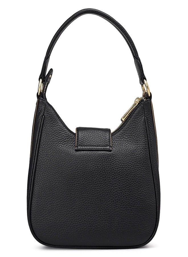 Da Milano Leather Sling Bag for Women - Black (01682OL) - Image 4