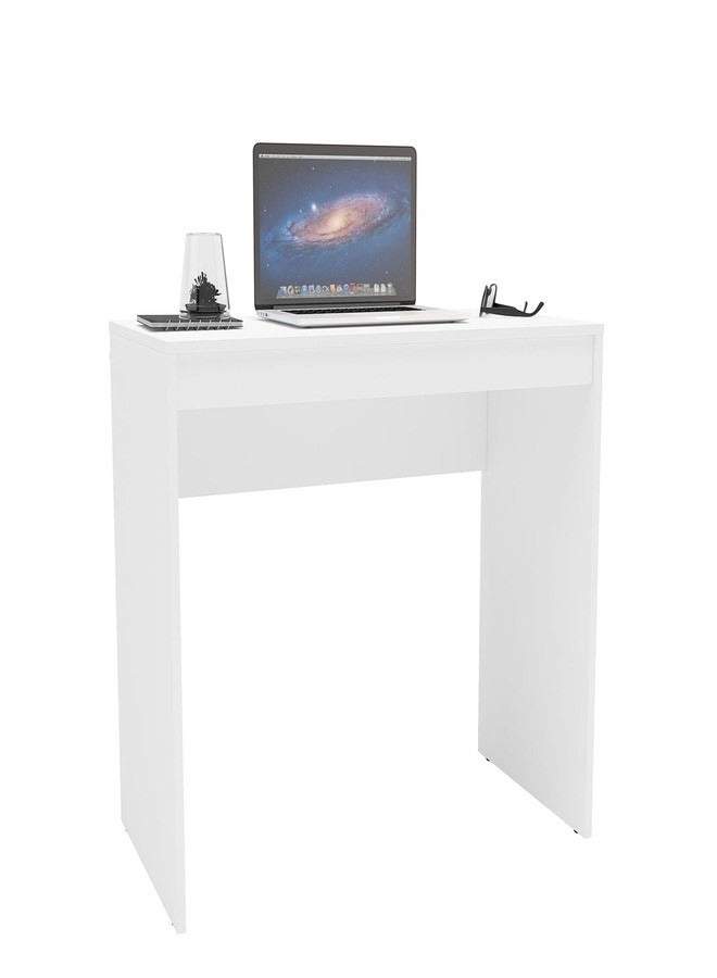 POLITORNO MOVEIS Computer Desk Home Office White Color75.5x82.1x67cm  - Image 2