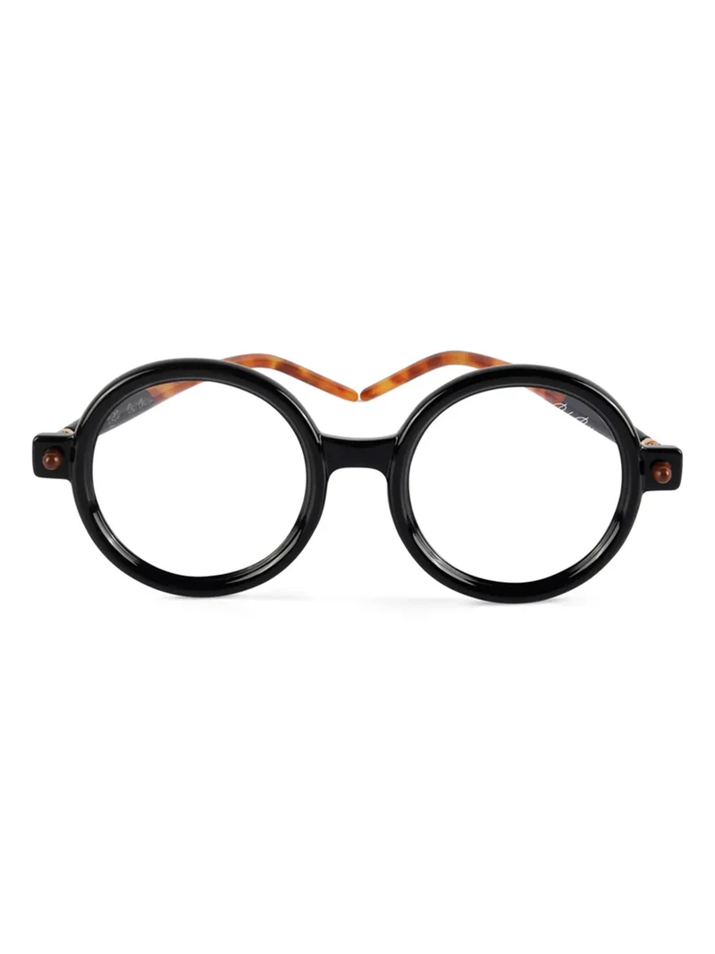 Woggles Red Pappy Swirl Printed Round Sunglasses