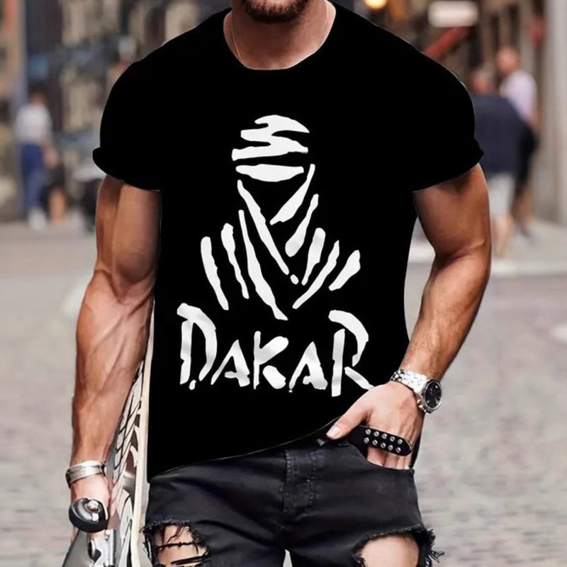3D Digital Printing Men's Short-Sleeved Round Neck T-Shirt - Image 3