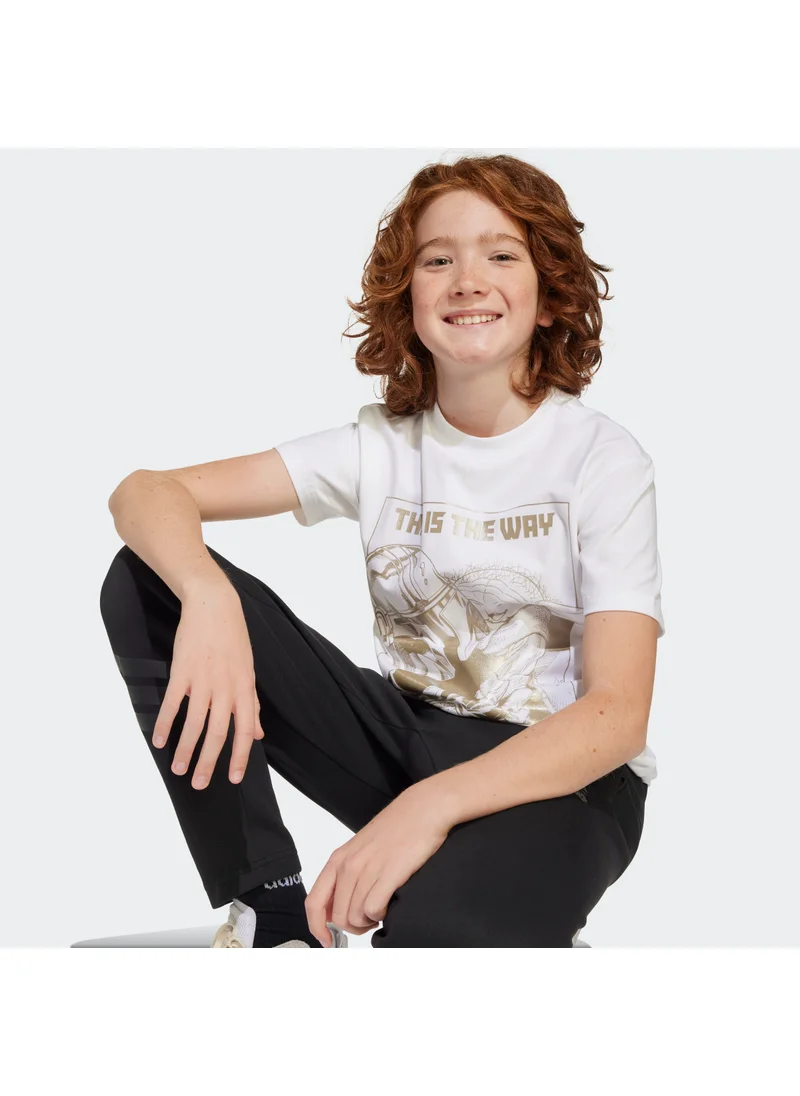 Adidas Youth Star Wars Mandalorian Graphic T-Shirt