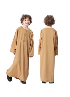 Boys' Muslim embroidered gowns Chinese tunic festival clothes