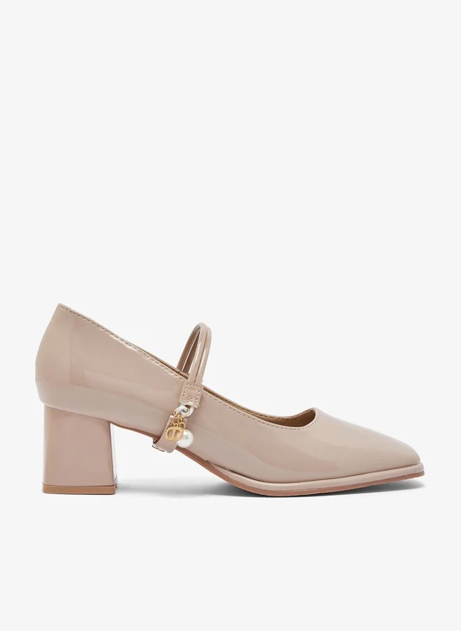 Ginger Block Heel Mary Janes
