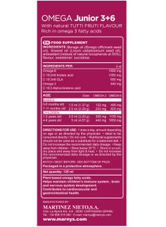 MARNYS Marnys Omega Junior 3+6 - 125 ml  - Image 3