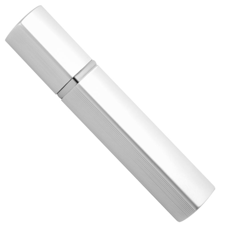 Travel Perfume Atomizer: Silver High-quality Aluminum Refillable Bottle - Leak-proof Fine Mist Nozzle Portable Spray Bottle for Travel, Office, Nights Out & Daily Freshening - Image 5
