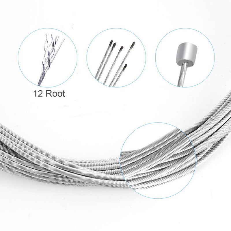 Hapleby 10Pcs Premium Bike Shift Cable  Professional Bicycle Shift Wire Kit For Mountain And Road Bicycle  For Free 5 O-Rings  10 End Ferrules And 20 End Caps - Image 4