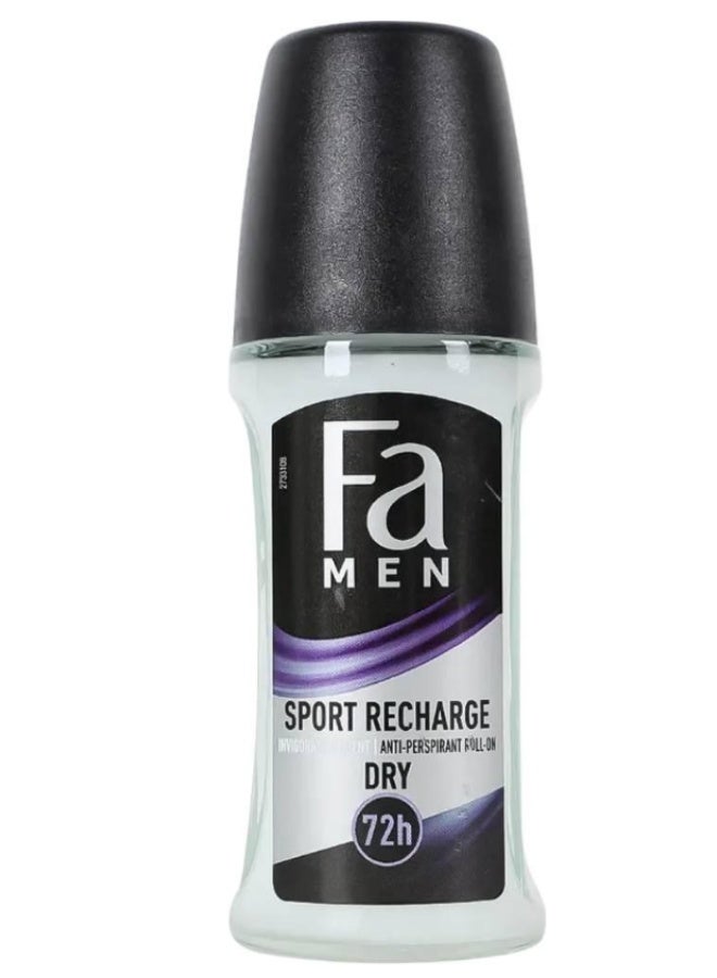 Fa Roll On Sport Recharge for Men, 50ml