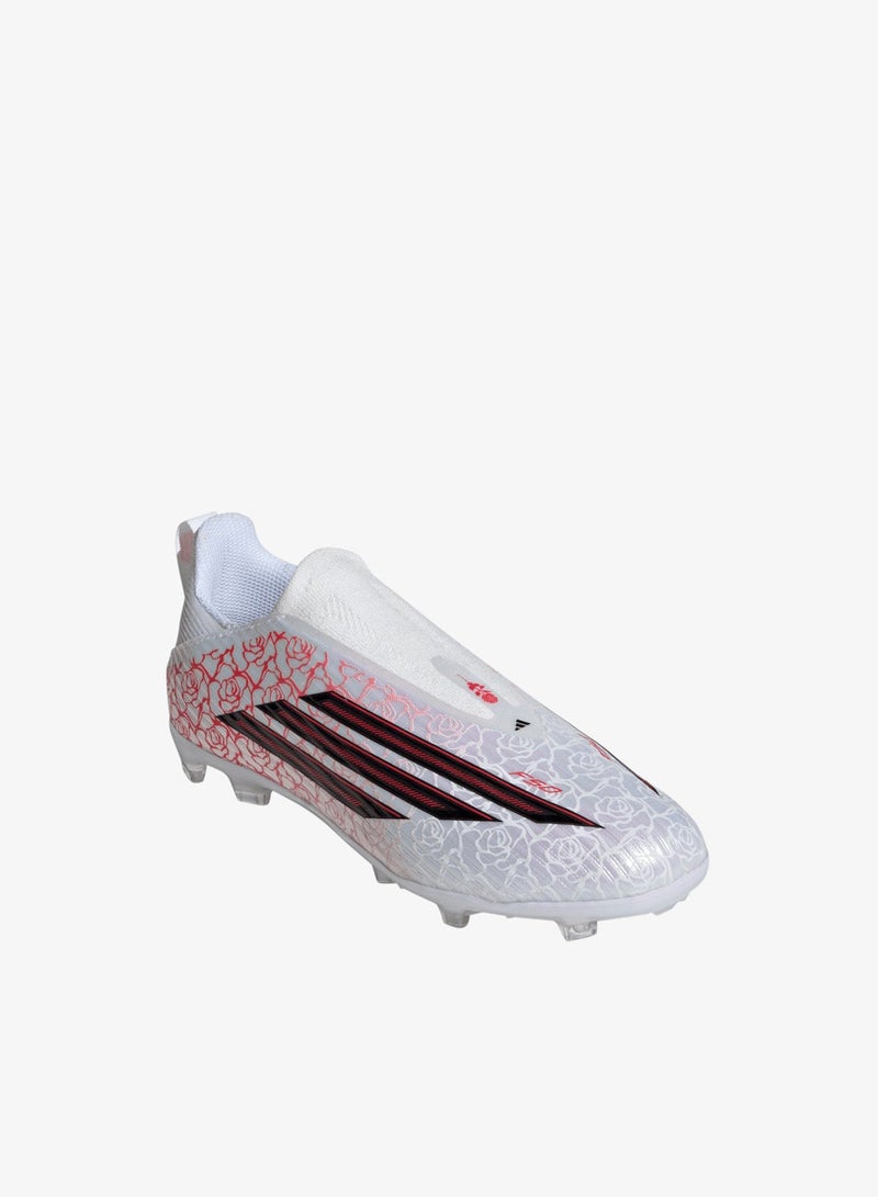 Adidas F50 LEAGUE LAMINE YAMAL Laceless Firm Ground Football Boots Kids - Image 5