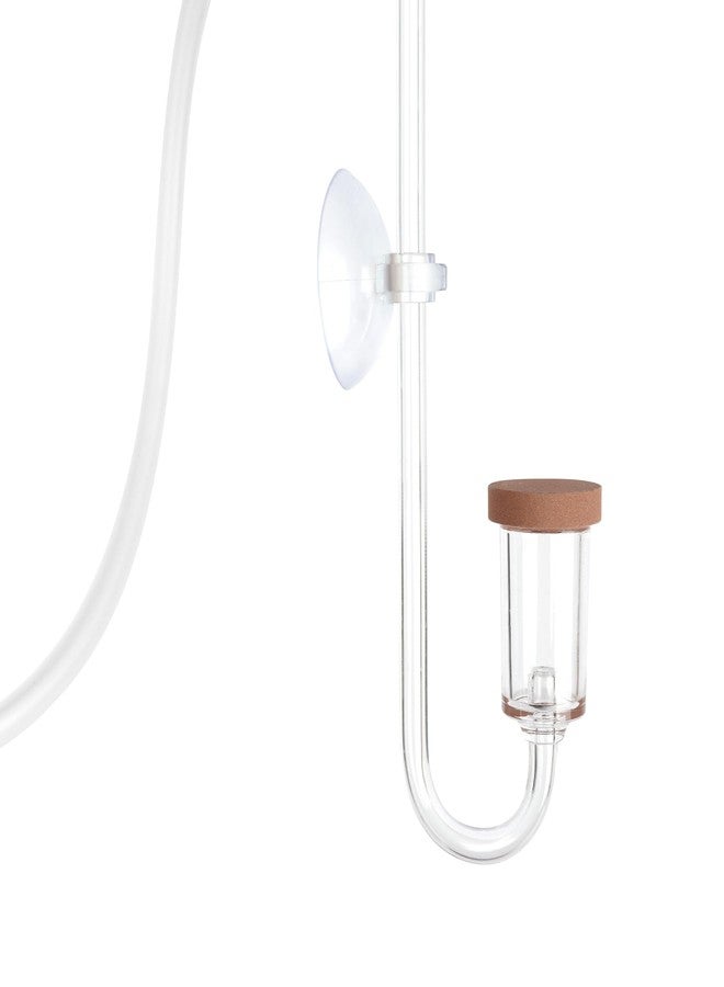 LANDEN AERVITA CO2 Diffuser Kits, Nano-Sized Ceramic diffusing disc Professional Aquarium CO2 High-Efficiency M Size with Suction Cups and Silicone air Hose for Aquarium Tank 30-50gal (110-190L) - Image 2