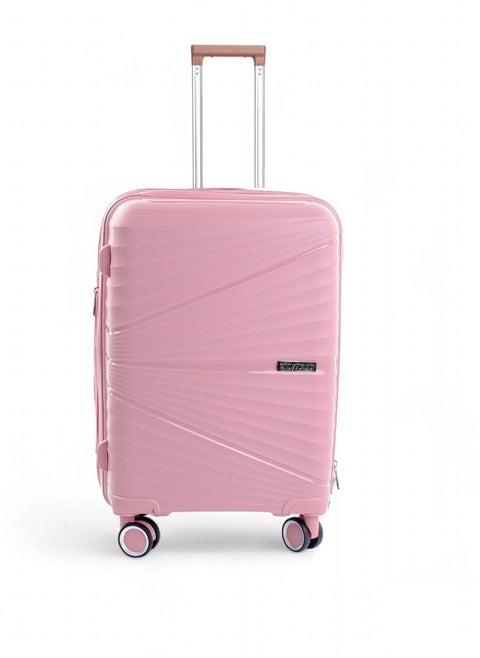 CROSSLAND Unbreakable Cabin Size Trolley Luggage With TSA Lock,4 Silent Move Spinners Wheels, Double Expandable Zipper - 20 Inch