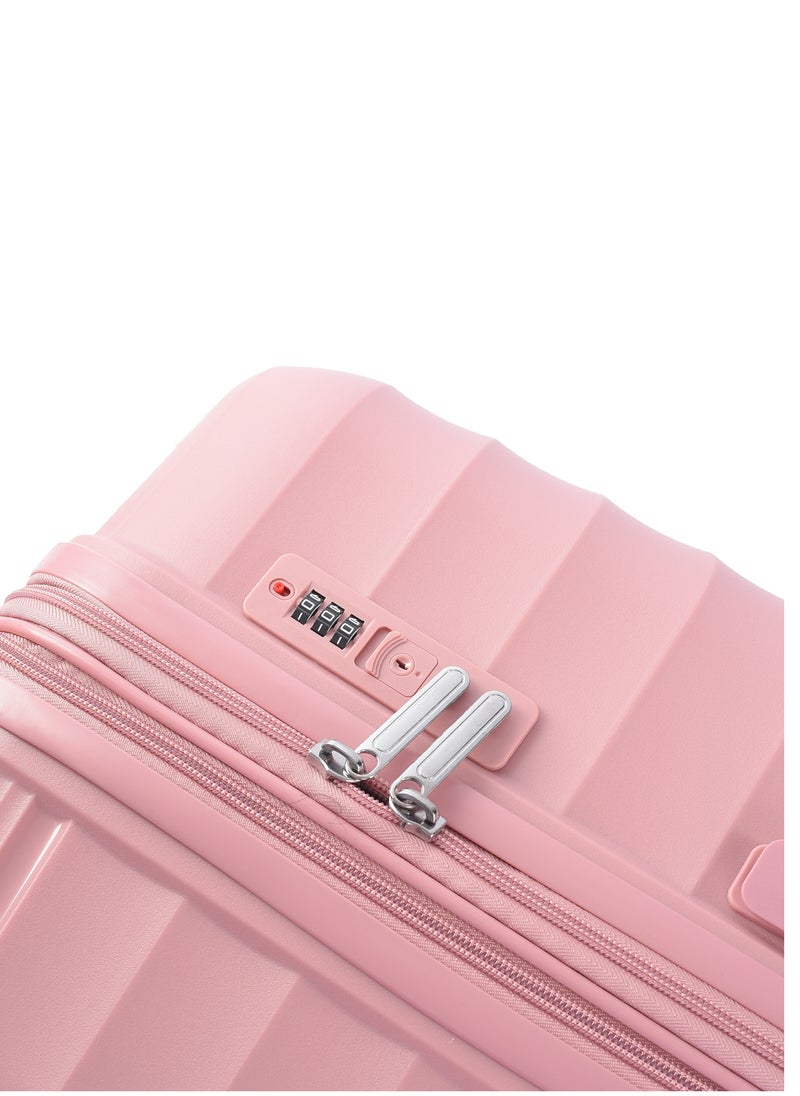 CROSSLAND Unbreakable Cabin Size Trolley Luggage With TSA Lock,4 Silent Move Spinners Wheels, Double Expandable Zipper - 20 Inch