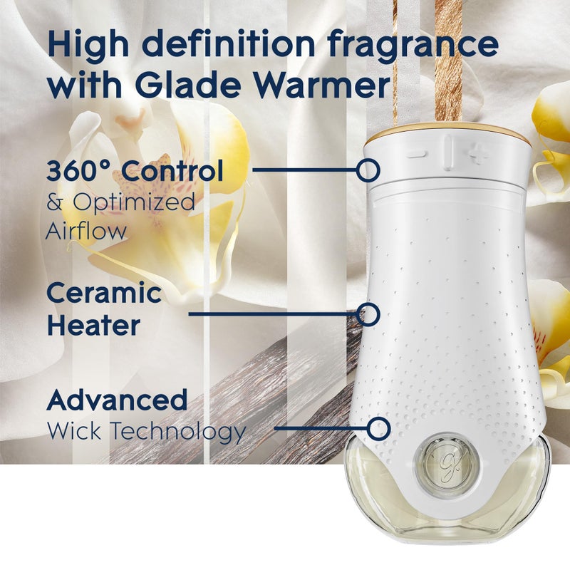 Glade PlugIns Refills Air Freshener, Scented and Essential Oils for Home and Bathroom, Sheer Vanilla Embrace, 3.35 Fl Oz, 5 Count - Image 5