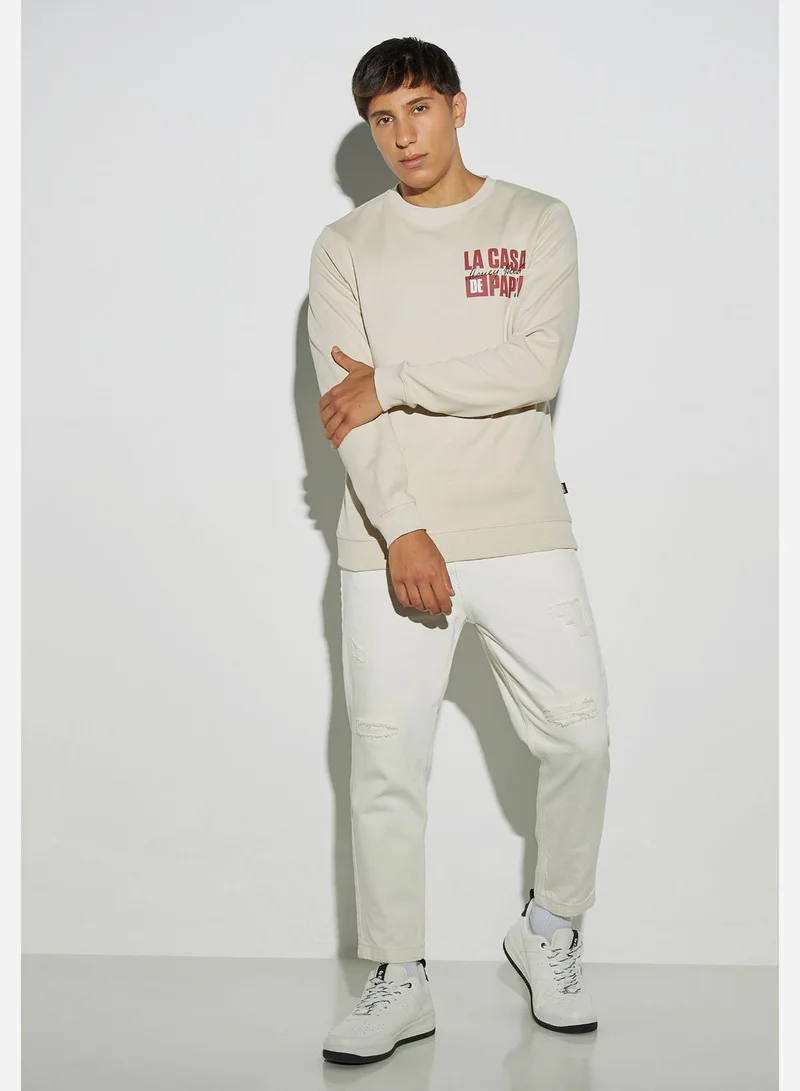 SP Characters Printed Sweatshirt