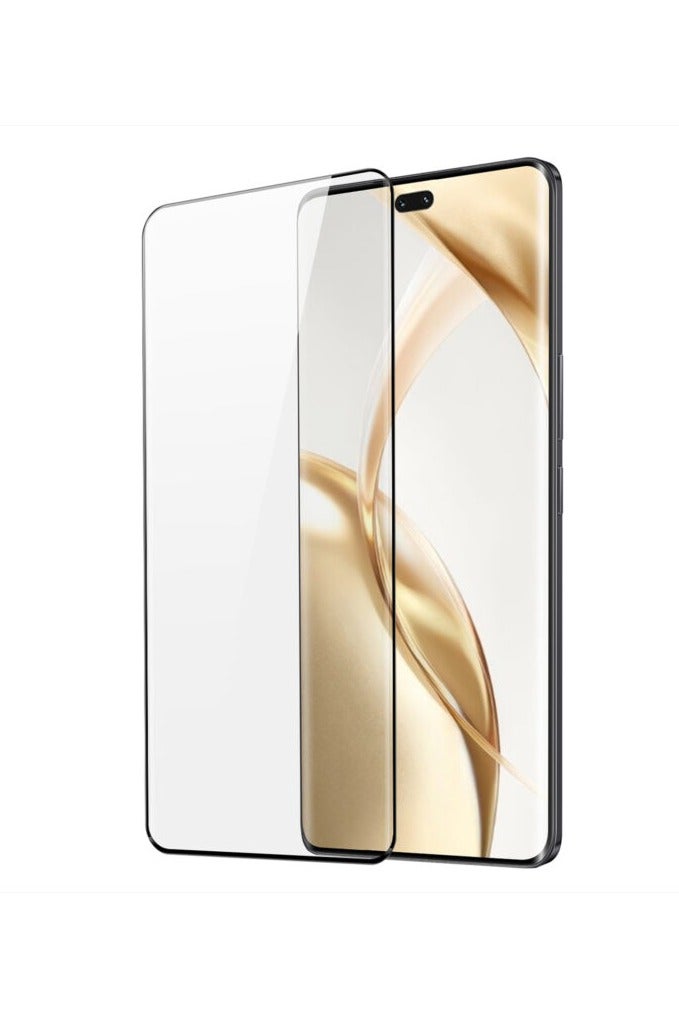 دوكس دوتشيز واقي شاشة من الزجاج المقوى، متوافق مع هاتف Honor 200، واقي شاشة شفاف بحافة سوداء وتغطية كاملة (غراء كامل وحافة سوداء شفافة) - Image 1