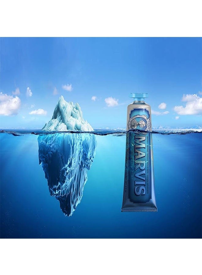 Marvis Aquatic Mint Toothpaste 25ml, Promotes Natural Whitening of Teeth, Remove Plaque with Long-Lasting Freshness - Image 2