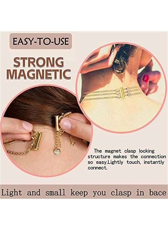 Generic - Multi-Strand Magnetic Slide Lock Clasp for Necklace Layering connections - Image 1