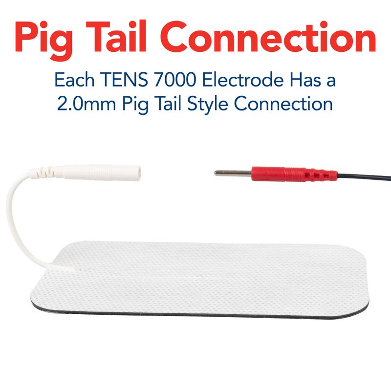 TENS 7000 وسادات TENS 7000 الرسمية، 2x4، عبوة 16 - وسادات استبدال TENS عالية الجودة متاحة بدون وصفة طبية - متوافقة مع معظم أجهزة TENS، عبوة قيمة للأقطاب الكهربائية - Image 3
