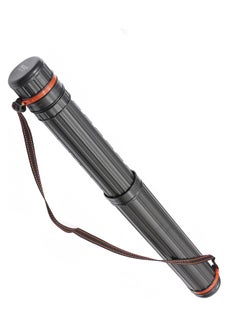 VViViD VViViD Extra Large Black Plastic Telescoping Transit Poster & Document Storage Tube w/Adjustable Nylon Carrying Strap (Medium (17.5" x 2.5"))  - Image 1