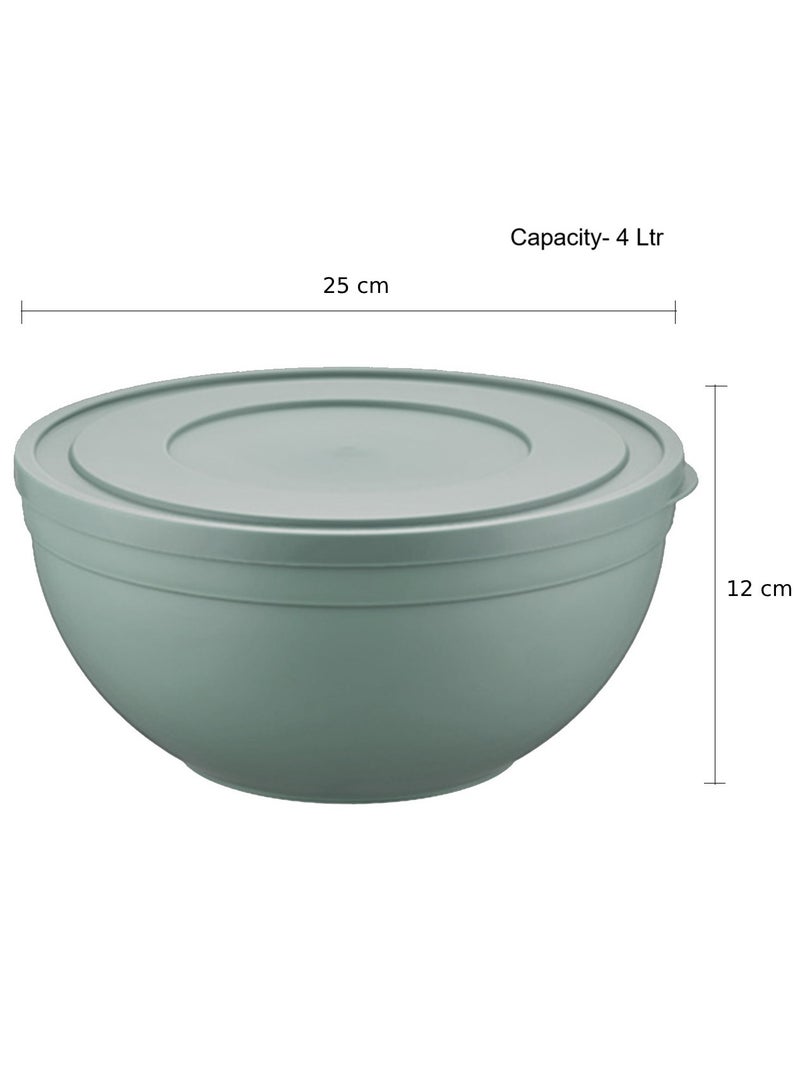 MAXQON 3 Piece Set Sandy Frosted Bowl, Size (Large 4L, Medium 2.5L, Small 1.2L) - Image 2