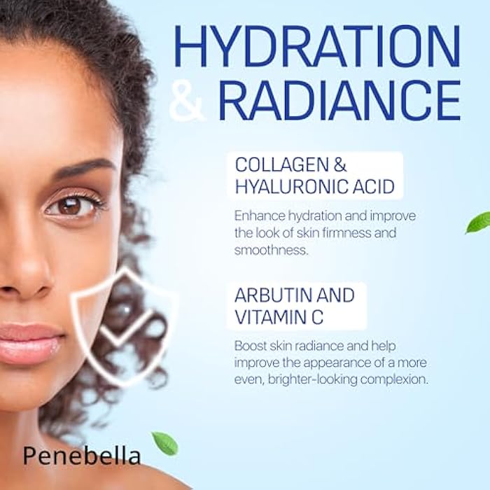 PENEBELLA Face & Neck Cream for Tightening and Firming - Made in Korea - Collagen, Hyaluronic Acid, 3X Peptide Complex, Vitamin C + E - Face Moisturizer Anti Aging Treatment for All Skin Types - Image 3