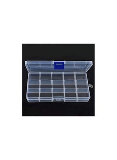 Spaceshoop Plastic Box 15 Grids Clear  - Image 1