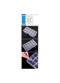 Spaceshoop Plastic Box 15 Grids Clear  - Image 3