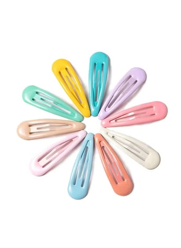 STAR BEJA 30 Pcs Multicolor Snap Hair Clips for Girls, Kids & Toddlers | Light Color Tic Tac Hair Clips | Hair Accessories for Baby, Teens, and Children - Image 1