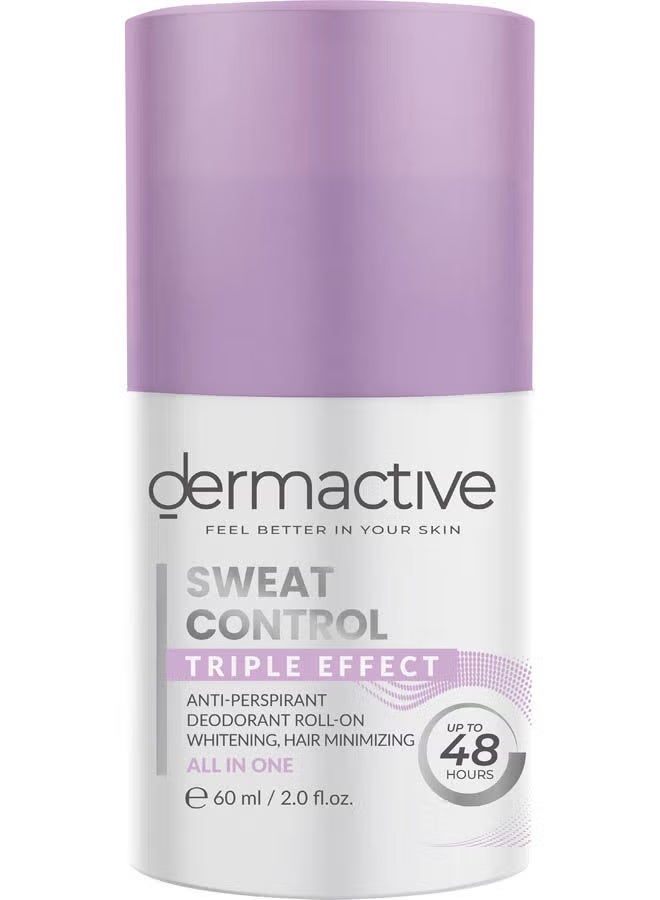 Dermactive Sweat Control Triple Effect Roll-On - 60ml