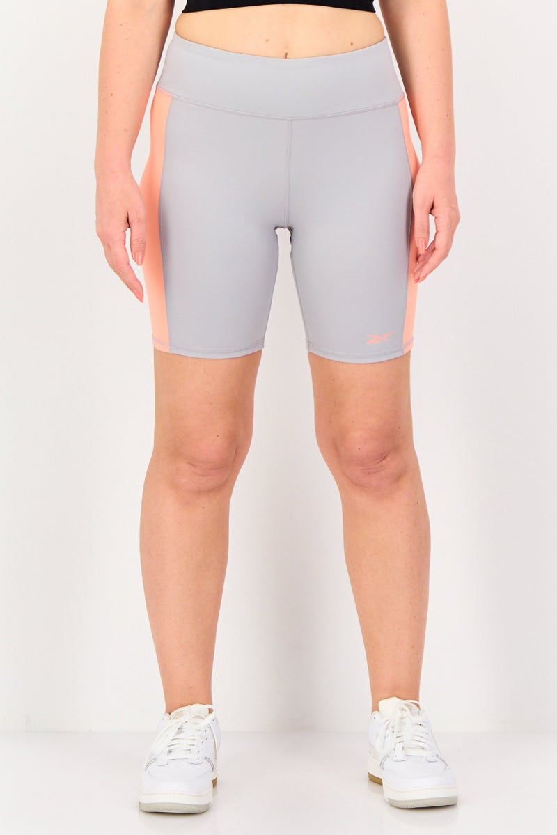 Reebok Women Sportswear Fit Cycling Shorts, Multicolor - Image 1
