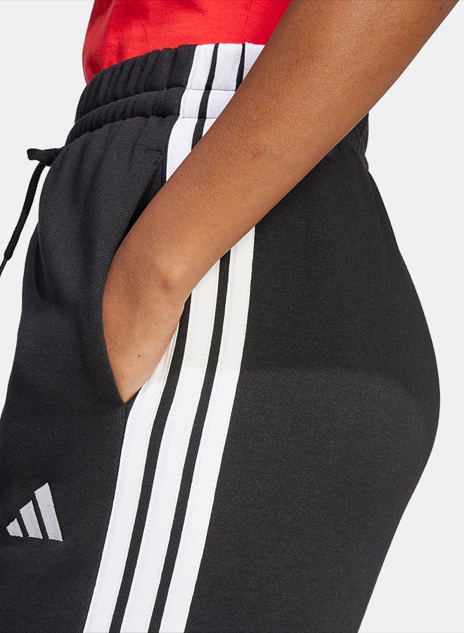 Adidas Essentials 3-Stripes Open-Hem Fleece Joggers - Image 5