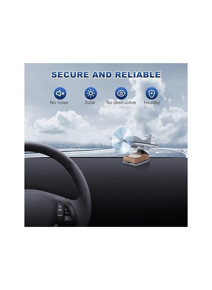 general Car Ornaments Solar Energy Rotate Helicopter Decor - Image 3