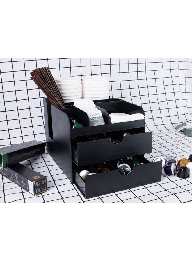 Vencer Coffee Condiment and Accessories Caddy Organizer,Black VCO-002 - Image 4