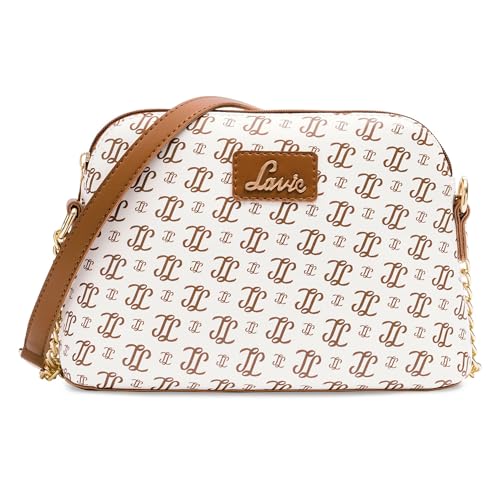 Lavie Women's Janet Monogram LL Print Sling Bag |Ladies Purse Handbags - Image 1