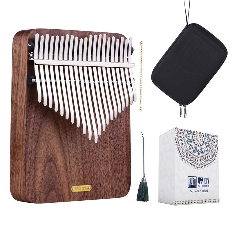 LingTing Kalimba 21 keys Thumb Piano Mbira Finger Piano Gift for Adult Beginners Professionalï¼ˆLT-K21W,rain whisperer) - Image 1