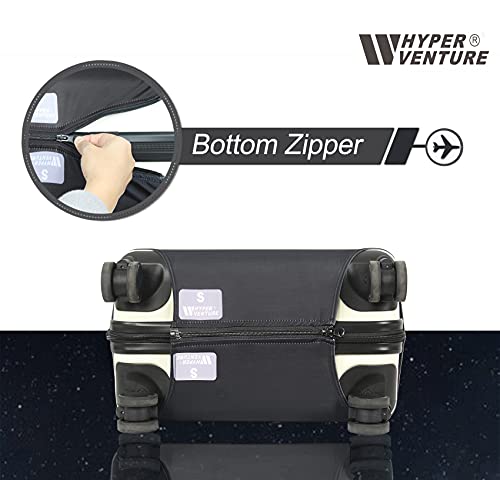 HYPER VENTURE Washable Luggage Cover - Fashion Suitcase Protector Fits 27-30 Inch Luggage (Color Dots, L) - Image 3