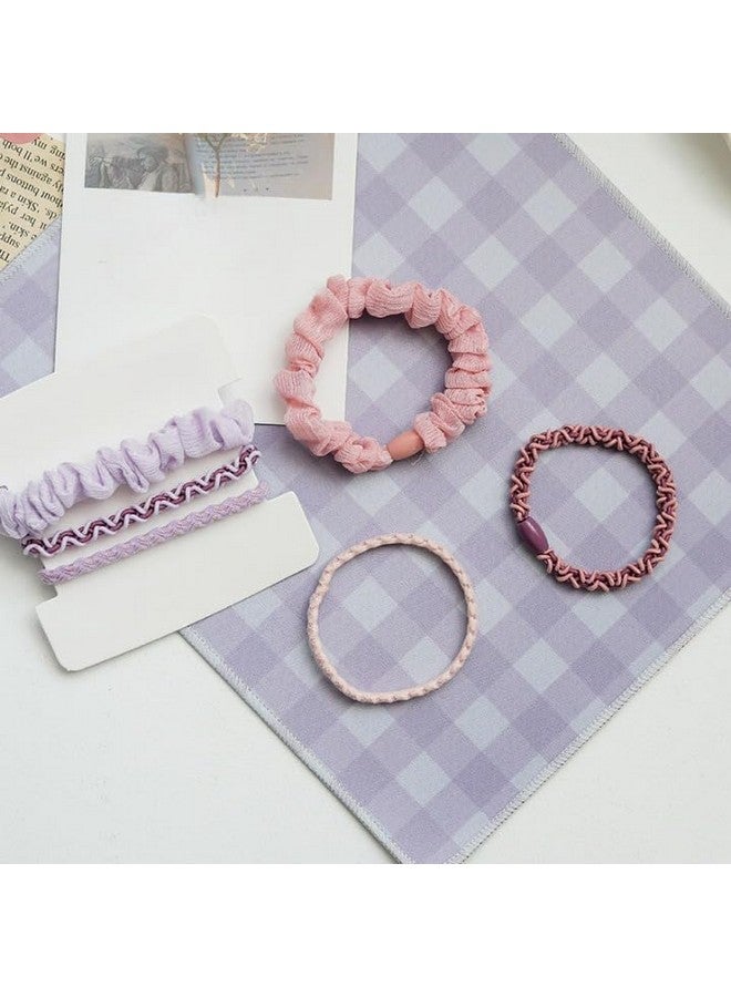Plenteous Plenteous Elastic Hairband, Ponytail Holders, Stylish and Durable Hair Ties for Women and Girls Korean Style Intestinal Hair Ring Towel Ring Girl's Hair Tie Rubber Tendon Hair Rope Pontail Hair Rope Hair Accessories, 3 pcs, Multi. - Image 4