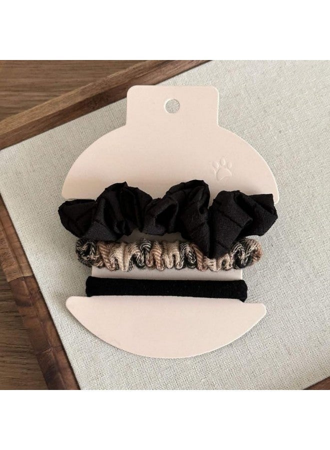 Plenteous Plenteous Elastic Hairband, Ponytail Holders, Stylish and Durable Hair Ties for Women and Girls Korean Style Intestinal Hair Ring Towel Ring Girl's Hair Tie Rubber Tendon Hair Rope Pontail Hair Rope Hair Accessories, 3 pcs, Multi. - Image 3