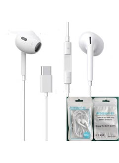 Wired Headset Suitable For Apple 4 Generation Headset Huawei Xiaomi TYPE-C In-ear Oppo Wired Headset-Color:Four-generation Simulation Typec Bag
