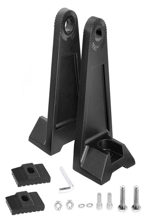 LEDOPPO Side Mounting Bracket LED Light Bar Rubber Pad Bracket for Universal Light Bar Double Row Straight or Curved LED Light Bar (Pack of 2) - Image 1