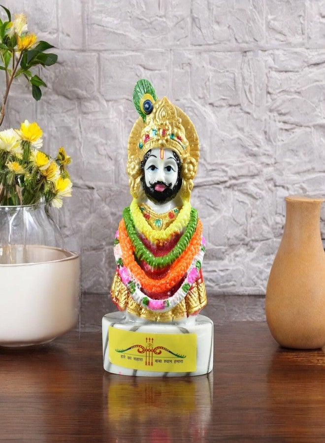 MASIPICKS™ Khatu Shyam Ji Idol Statue Showpiece for Home and Pooja Decoration | Murti for Car Dashboard and Office | Decorative Figurine - Image 1