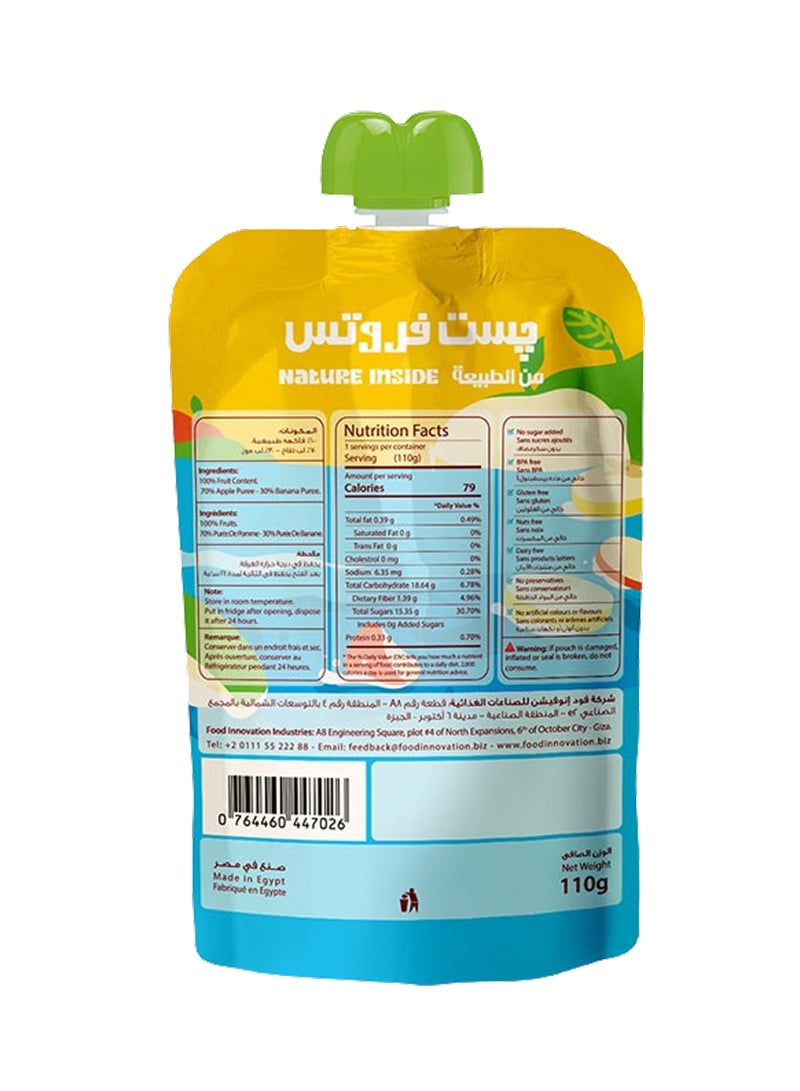 just fruits Apple And Banana Puree 110g - Image 2